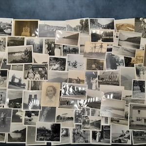100 Assorted Vintage Photographs, Black and White / Sepia Mixed Subject, Old Photography Bundle Joblot