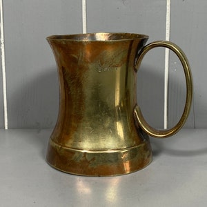 Copper Single Skinned 1/2 Pint Tankard