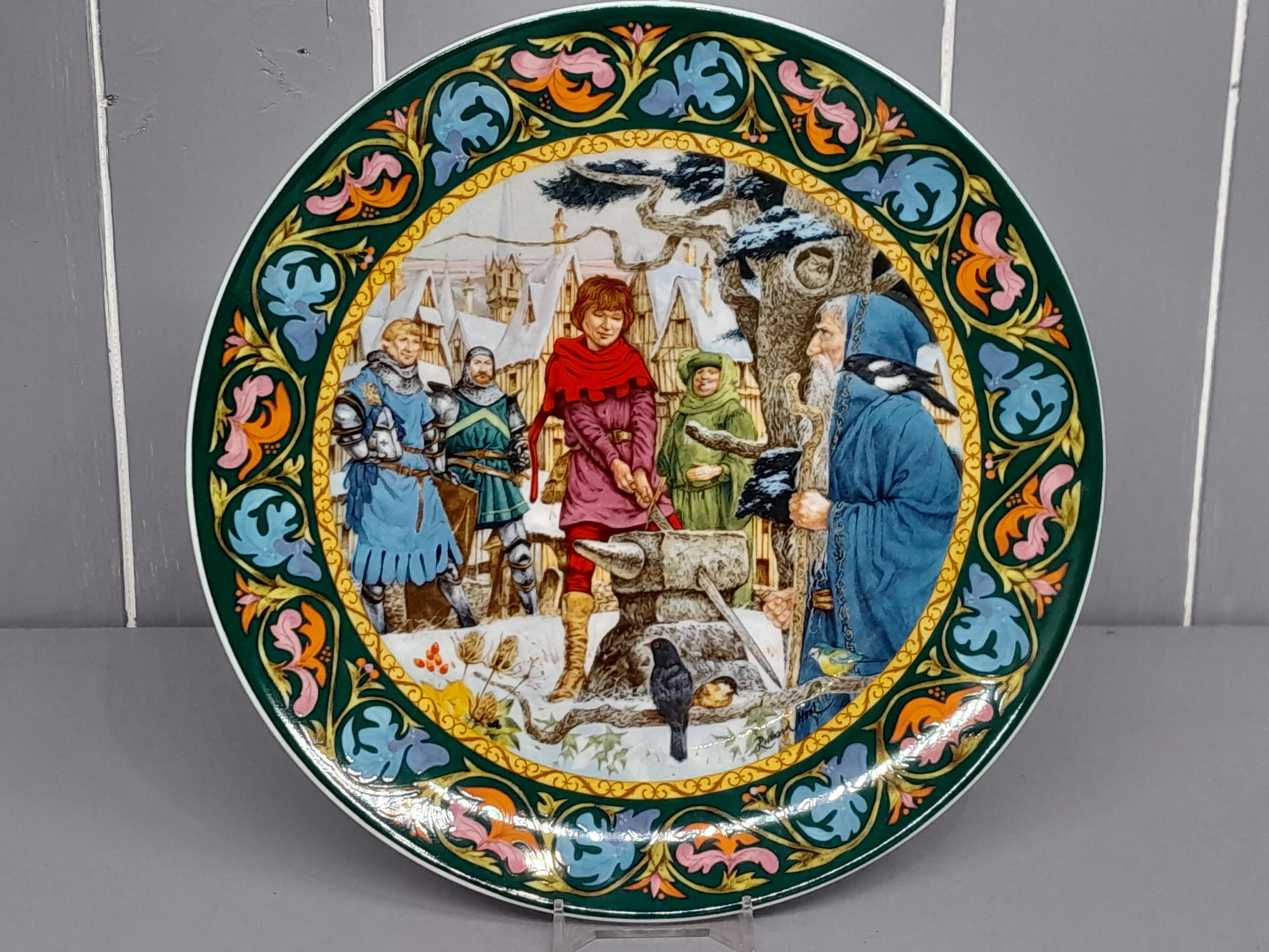 Arthur Price✕WilliamYeoward　のJamplate Arthur Draws the Sword, the Legend of King Arthur Wedgwood