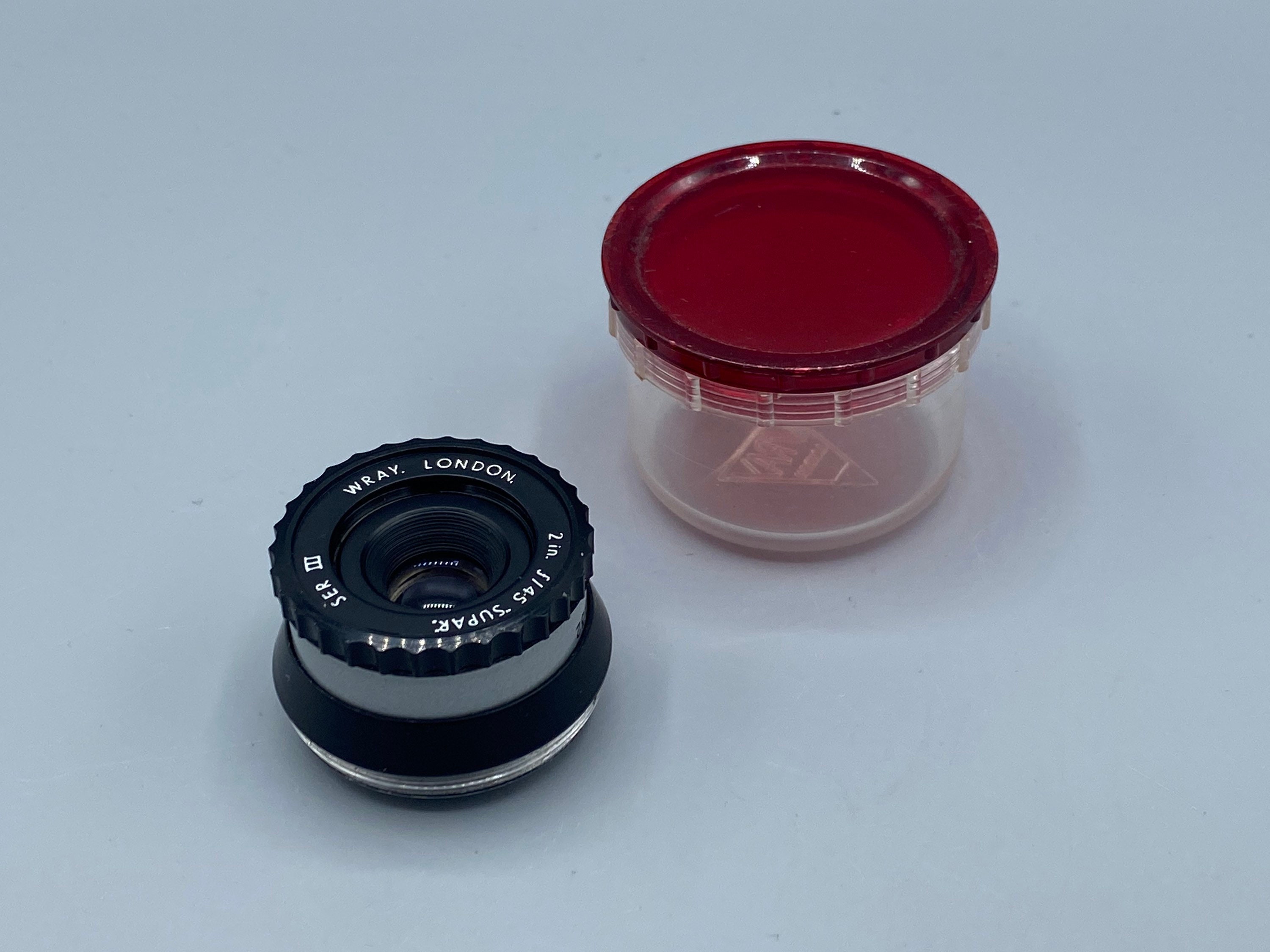 Vintage Wray Enlarging Lens, 2inch F4.5 “Supar”