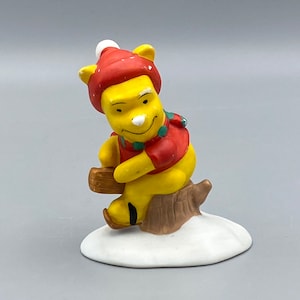 90&#39;s Disney Winnie The Pooh Figurine, Height 7cm