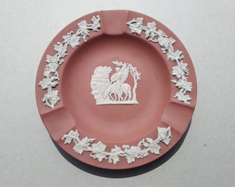 Wedgwood Jaspis Terrakotta Aschenbecher, Seltene Orange Terrakotta Farbe Jaspis geschirr