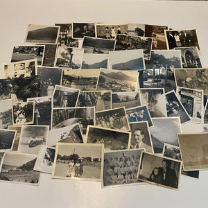 Lot of 50 Assorted Random Photographs Black & White, Sepia, Vintage Photos