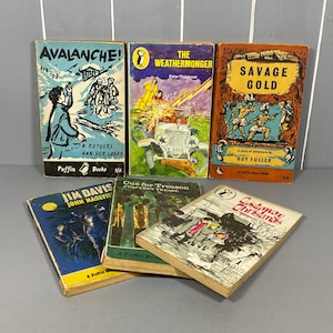 Collection de six livres anciens publiés par Puffin. Divers auteurs