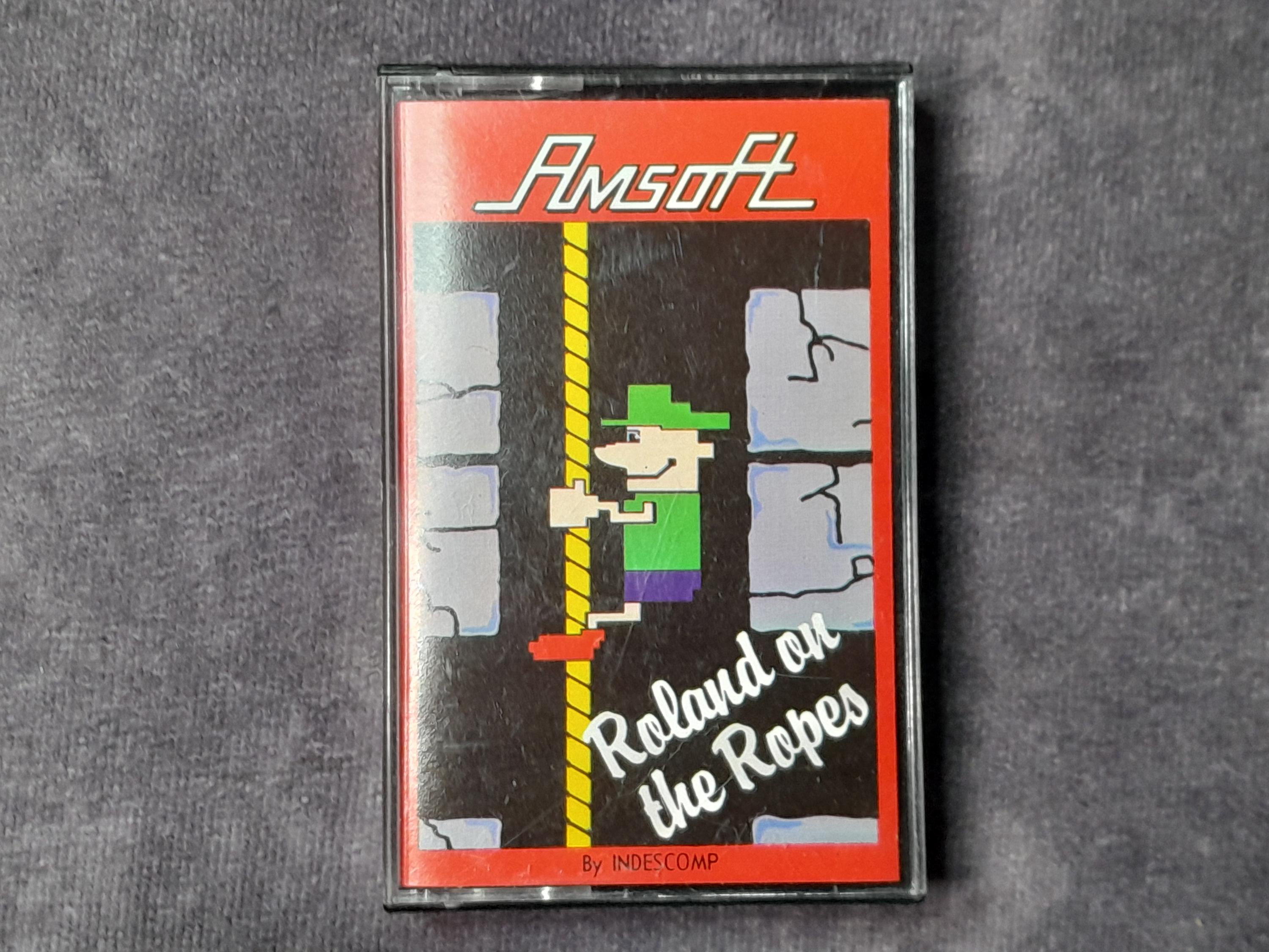 Amstrad Game Roland on the Ropes by Amsoft, Retro Gaming, 1980's
