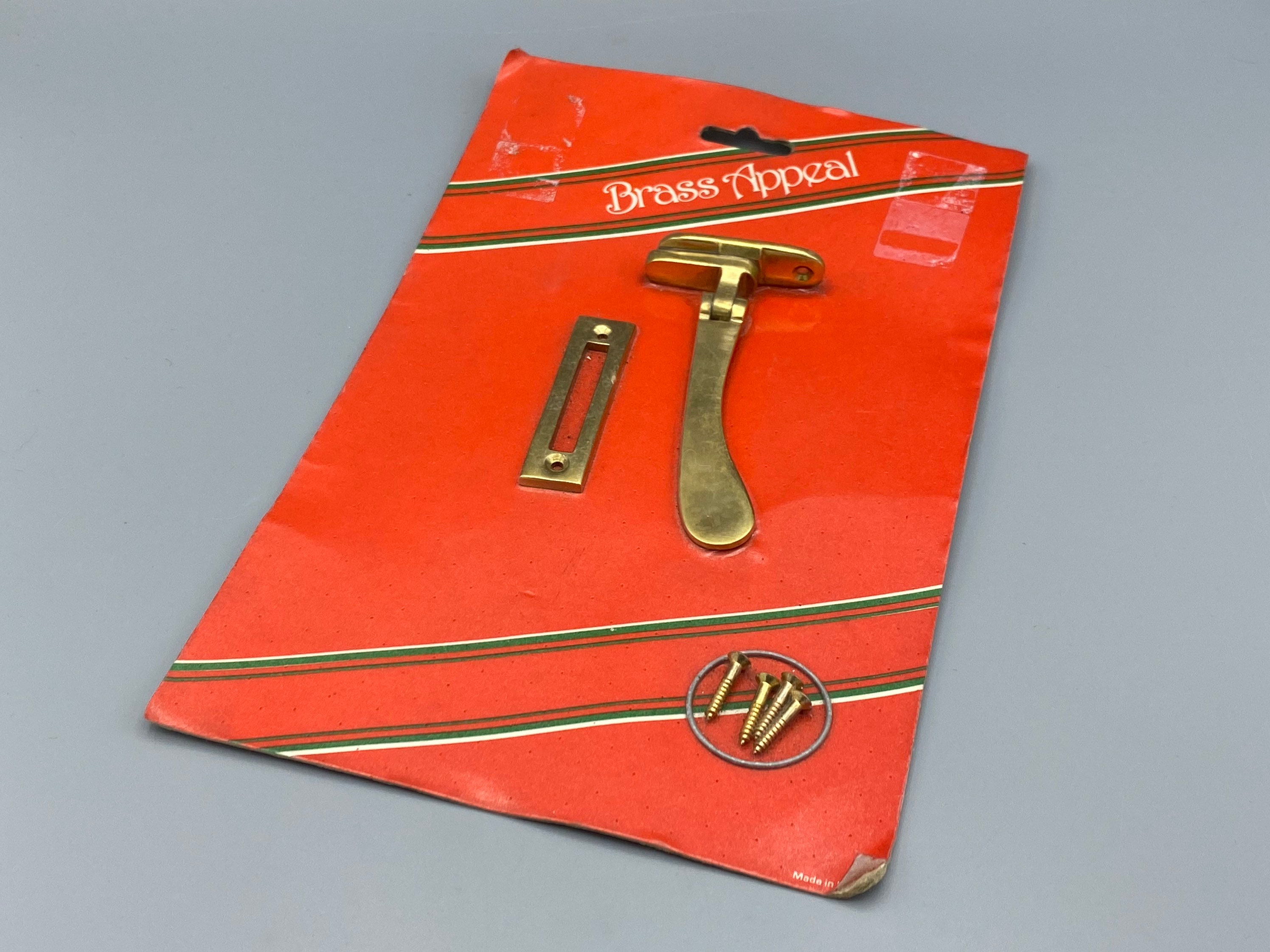 New Sealed Brass Door/ Window Lock, Brass Appeal.