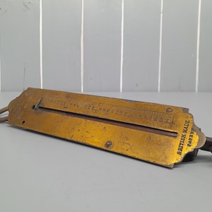 Antique Salters Spring Balance Spring Loaded 4lb Scales 1918, Post Office Weighing Scales, Letter