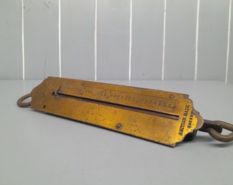 Antique Salters Spring Balance Spring Loaded 4lb Scales 1918, Post Office Weighing Scales, Letter