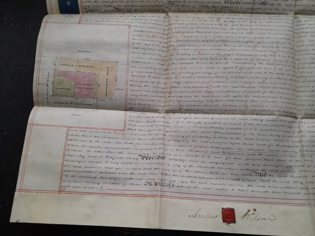Victorian Contract Writing Examples Victorian Indenture, Antique Beautifully Hand Written Contract on ...