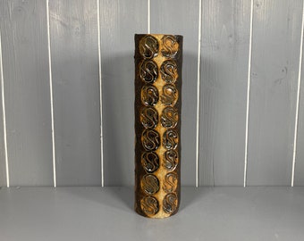 Rustic Studio Pottery Large Flower Vase - 27cm