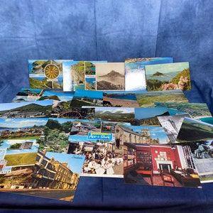 50 cartoline vintage assortite, collezione di vecchie cartoline