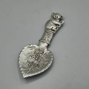 Oz Pewter, Decorative Koala Bear Teabag Rest Made in Australia.