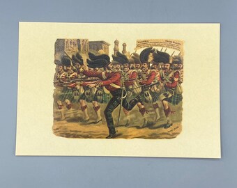 Impression de bataille en relief de la Croix de Victoria en relief, lieutenant Herbert T.Macpherson chargeant dans une rue.
