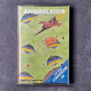 Commodore 64 Game Annihilator by Rabbit Software Ltd, Retro Gaming, 1980&#39;s Video Game - Working