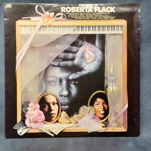 Vintage 1981 LP 12 Inch Record - The Best of Roberta Flack