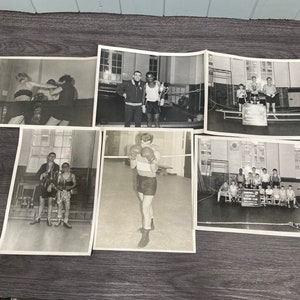 6 Assorted Amateur London Boxing Club Photos.
