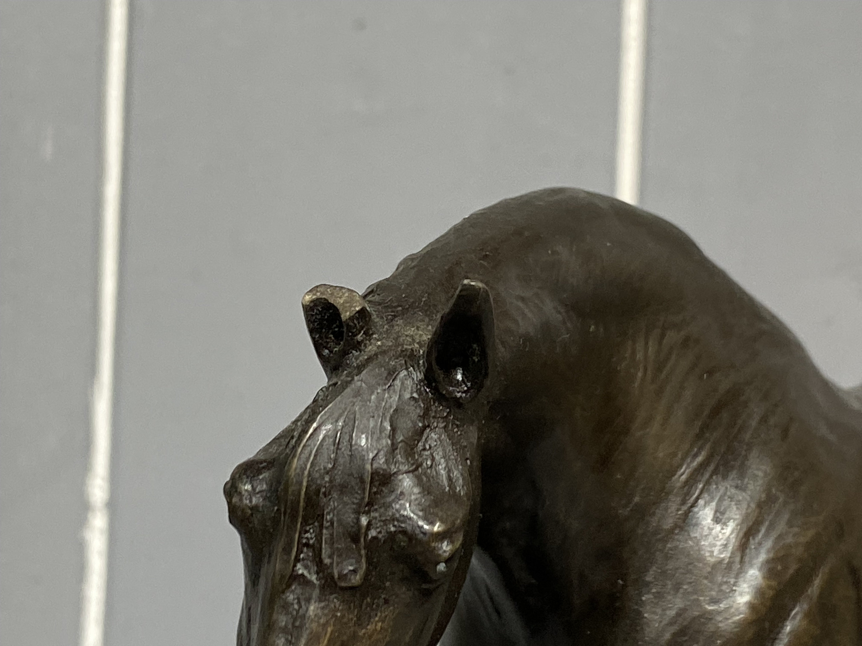 ADM - Sculpture en résine 'Tête de cheval' | Leroy Merlin