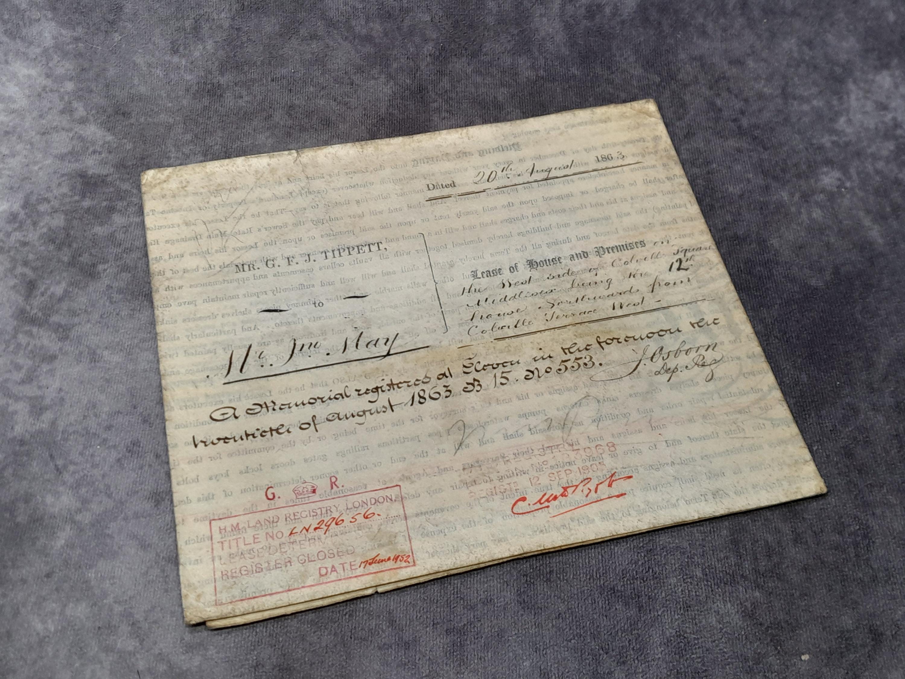 Victorian Contract Writing Examples Victorian Indenture, Antique Beautifully Hand Written Contract on ...