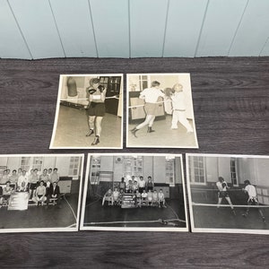 5 Assorted Vintage Amateur London Boxing Club Photos.
