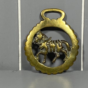 Brass Horse Medallion -  Sweden