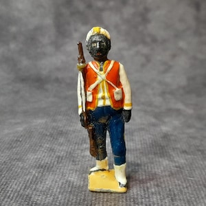 Seltener Spielzeugsoldat aus der West Indian Indianersparserie von Britains, c1945