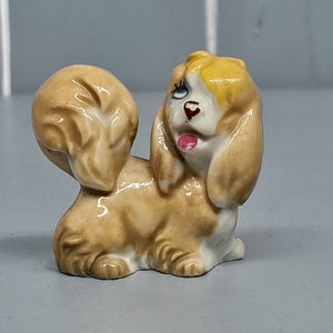 Wade Whimsie Peg, Vintage Wade Disney Cartoon Series, Lady and the Tramp, The Hat Box