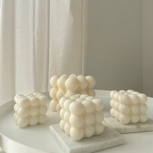 Bubble Kerze | Bubble Candle | Kerzen aus Rapswachs | Wohndekoration