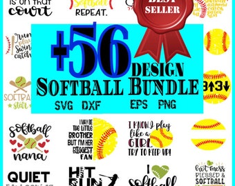 Softball SVG Bundle, Softball SVG, Softball Shirt SVG, Softball Sports svg, Sports Svg, Softball Tee Svg, Cut File Cricut, Silhouette