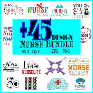 45 Krankenschwester SVG Bundle, Krankenschwester Zitate, Krankenschwester Sprüche, Krankenschwester Clipart, Krankenschwester Leben SVG, Krankenschwester Monogramm, Krankenschwester geschnitten Datei, Krankenschwester Mutter, SVG geschnitten Datei