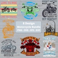 Motorcycle Svg Bundle Motorbike Svg Chopper Svg Cruiser Svg Harley Files for Cricut Vector For Silhouette SVG Instant Digital