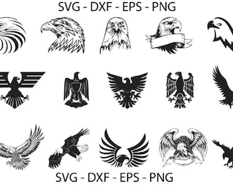 Eagle SVG bundle, Eagle svg files for cricut, eagle svg, eagle head svg, eagle head clipart, eagle face svg, eagle png bundle, eagle clipart