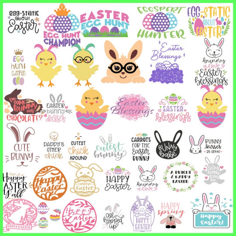 buy 2 get 60% off Easter Mega Bundle | Happy Easter Svg | Files for Cricut,Happy Easter svg Bundle, Easter SVG, Easter, Easter Bunny,Easter