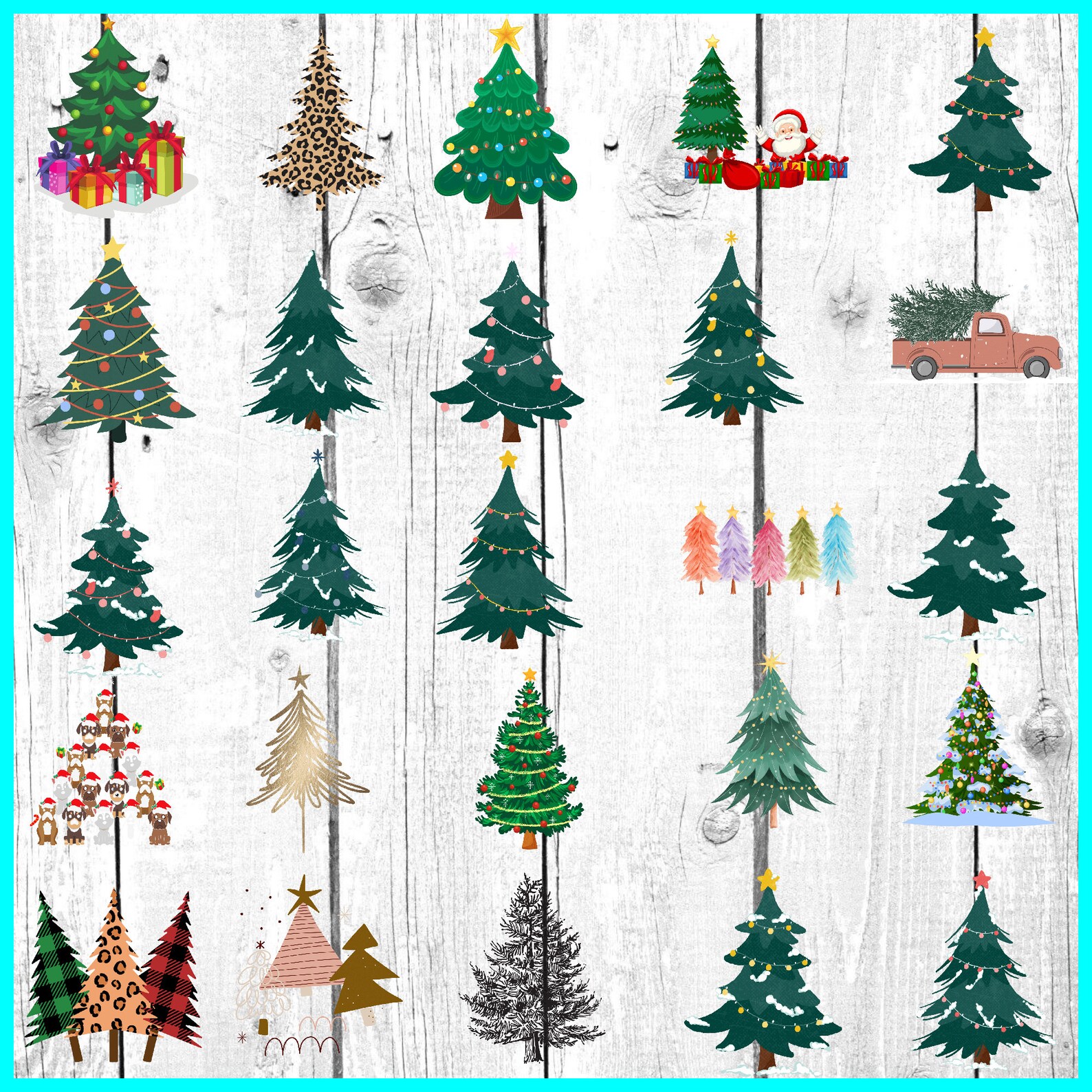 Christmas Tree Rnp Christmas Tree Svg Bundle, Christmas Svg, Christmas Tree Svg, Christmas ...