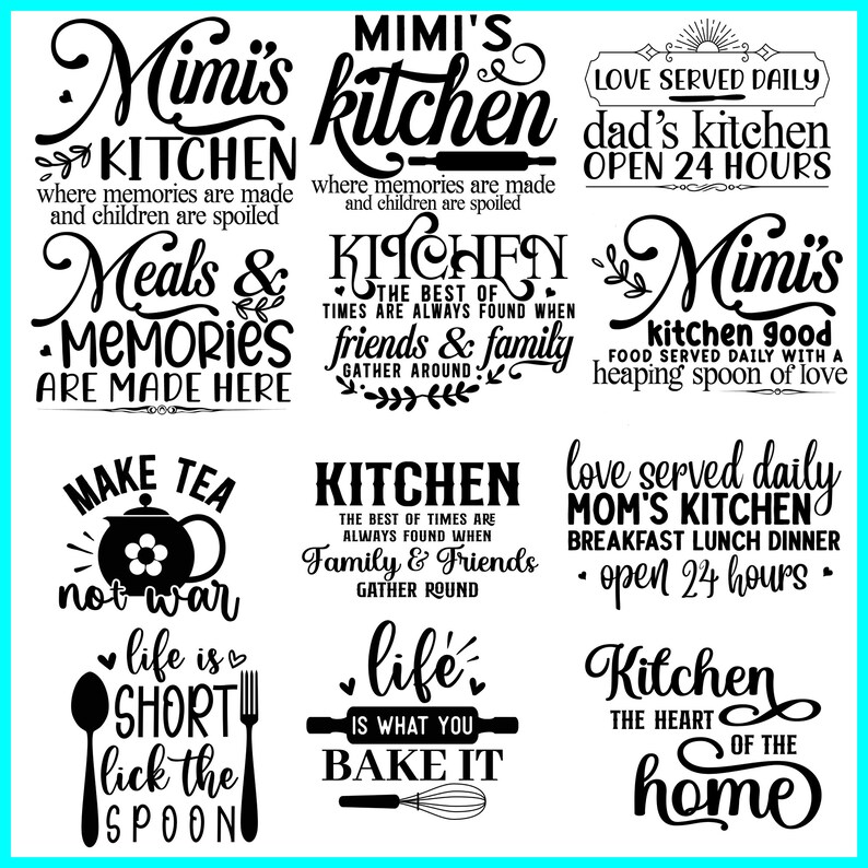 Kitchen Svg, Kitchen Svg Bundle, Kitchen Cut File, Baking Svg, Cooking Svg, Potholder Svg, Kitchen Quotes Svg, Kitchen Svg Files For Cricut,Farmhouse Kitchen Svg Bundle, Kitchen Sign Making Svg, Kitchen Sign Svg , Kitchen Farmhouse Svg, Bakery Svg