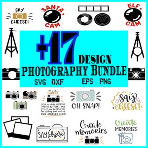 Photography SVG Bundle, Camera Cut File, Photographer Saying, Funny Shirt Quote, Hobby Design, Occupation, svg, png, Silhouette or Cricut