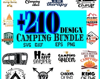 Camping SVG Bundle| Camp Life SVG| Camp-Svg| Camper SVG| Lagerfeuer SVG| Camping Schnittdateien| Camp Sprüche| SVG-Dateien für Cricut | Camp Png| SVG