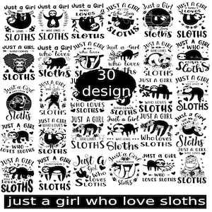 Paquete Sloth Llife Svg / Paquete de imágenes prediseñadas de perezoso / Paquete de svg de perezoso divertido / Refranes de perezoso Svg / Citas de perezoso Svg / Cortar archivo Cricut / Silueta