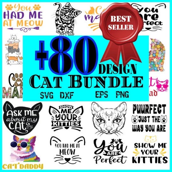 Cat Quotes SVG Bundle, Cat Quotes SVG, Fur Mom svg, Cat Dad svg, Cat Shirt Svg, Paw Prints SVG, Cat Lover svg, Cricut Cut File, Silhouette