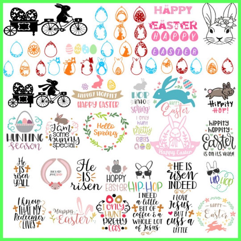 buy 2 get 60% off Easter Mega Bundle | Happy Easter Svg | Files for Cricut,Happy Easter svg Bundle, Easter SVG, Easter, Easter Bunny,Easter