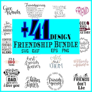 Friendship Svg Bundle, Friends Svg, Best Friends Svg, Friendship svg, Svg files for cricut, Funny friends svg, Friendship quotes, Silhouette