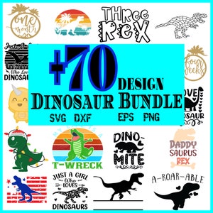 Retro Dinosaur SVG Bundle, Dinosaur Quotes SVG, Dinosaur svg, Dinosaur Lover svg, T-Rex SVG, Kids Shirt svg, Cricut Cut File, Silhouette