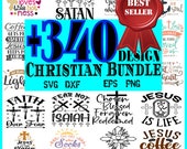 Christian Bundle SVG, Scripture Bundle, Waymaker SVG, Bible Verse Bundle, Cut Files for Cricut, Religious SVG, Jesus, God, Faith svg dxf