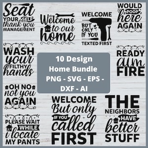 Welcome Sign Svg, Welcome Svg Bundle, Farmhouse Sign Svg, Porch Sign Svg, Home Sweet Home Svg, Family Sign Svg, Cut file