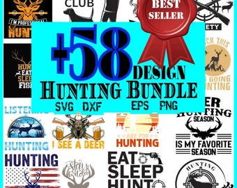 Hunting SVG Bundle, Deer SVG, Hunting Season SVG, Deer Hunting svg, Hunting Club svg, Hunting Life svg, Cut Files for Cricut, Silhouette