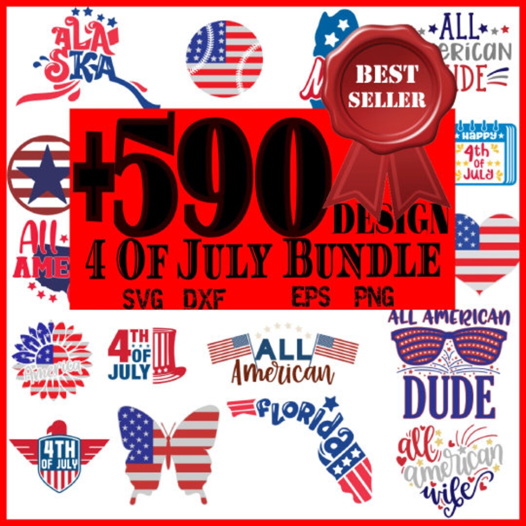 590+ Independence Day SVG MEGA Bundle, 4th of July Svg, American Svg ...