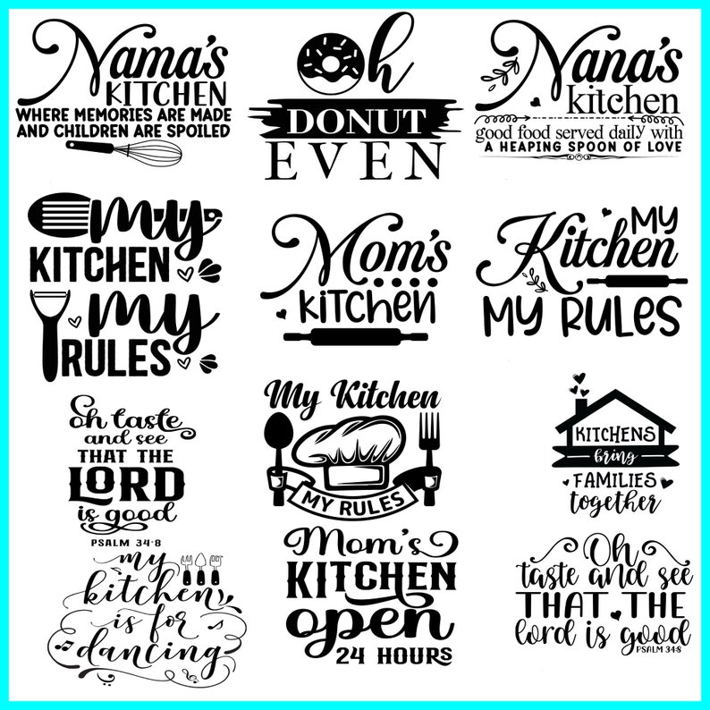 Kitchen Svg, Kitchen Svg Bundle, Kitchen Cut File, Baking Svg, Cooking Svg, Potholder Svg, Kitchen Quotes Svg, Kitchen Svg Files For Cricut,Farmhouse Kitchen Svg Bundle, Kitchen Sign Making Svg, Kitchen Sign Svg , Kitchen Farmhouse Svg, Bakery Svg