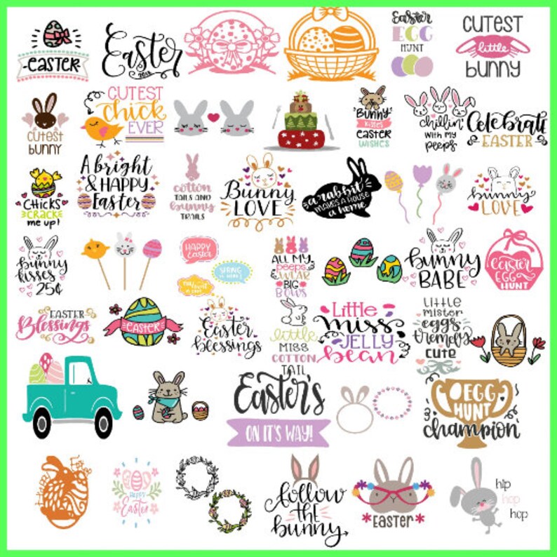 buy 2 get 60% off Easter Mega Bundle | Happy Easter Svg | Files for Cricut,Happy Easter svg Bundle, Easter SVG, Easter, Easter Bunny,Easter