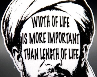Avicenna Stickers, Spirituality, oneness, wholeness, life, love, freedom