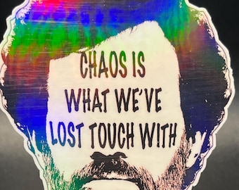 Terence Mckenna Quote Stickers, Spirituality, oneness, truth, life, love, freedom, art, poetic, psychedelic