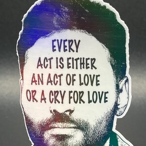 Jay Shetty Quote Sticker, Spirituality, oneness, wholeness, life, love, freedom